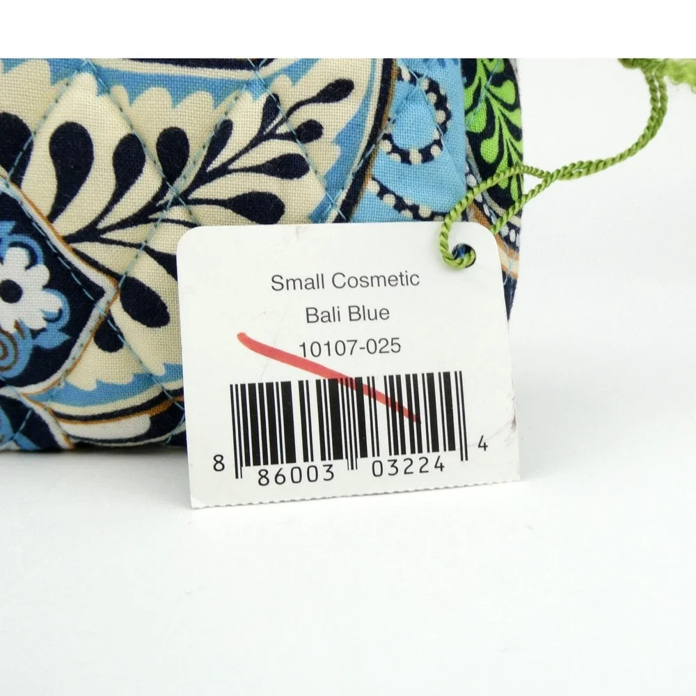Vera Bradley Bali Blue Small Cosmetic Bag Case NWT
